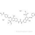 2-Naphthalenesulfonicacid, 3- [2- [4- (asetilamino) fenil] diazenil] -4-hidroksi-7 - [[[[5-hidroksi-6- (2-phenyldiazenyl) -7-sülfo-2-naftalenil] amino] karbonil] amino] -, sodyum tuzu (1: 2) CAS 3441-14-3